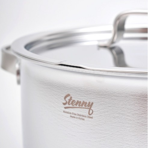 스테니 인덕션 무연마제 통5중 스테인리스 스텐 양수냄비 후기 분석 - 뚜껑 및 손잡이 확대