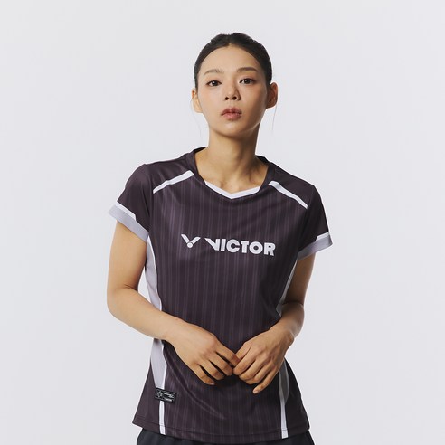 빅터 여성용 배드민턴 STRIKE MOTION 티셔츠 VT25CGW023F