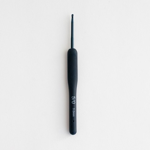 yarna 고무그립 모사용 코바늘 5/0호 3mm, 블루, 1개