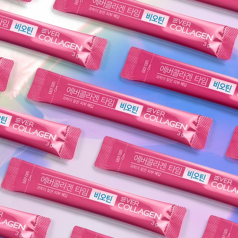 에버콜라겐 타임 비오틴 스틱 제형 디테일 컷