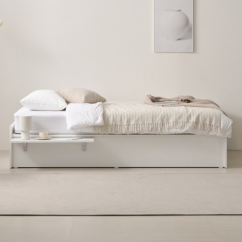 숨겨진 공간을 찾아주는 똑똑한 수납침대로 넓고 편안한 침실을 완성하세요