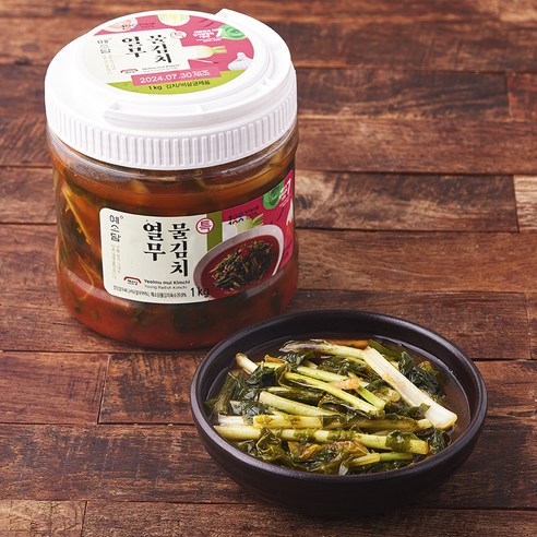 Yesodam Teuk Yeolmu Mul Kimchi , 1 kg, 1 Pack (예소담 특 열무 물김치, 1kg, 1개)