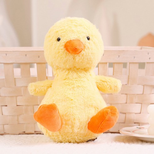 아이끌레 보들 동물 캐릭터 봉제인형, 30cm, 오리, 1개