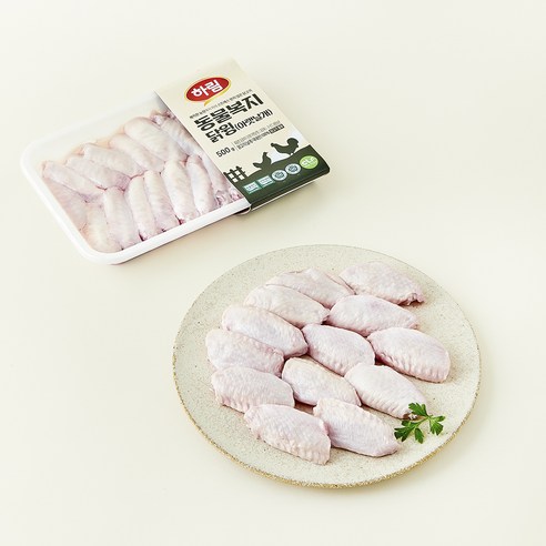 하림 동물복지 인증 깨끗한농장 닭윙 (냉장), 500g, 1개