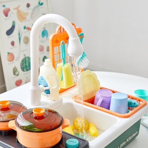 모던하우스 리틀키친 물 나오는 싱크대 놀이 세트 솔직 후기 | 실사용자 리뷰 분석 - 상품 이미지 3