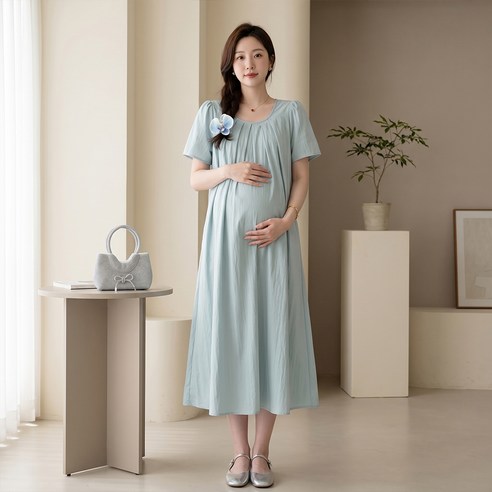 인피어스 임부복 빅사이즈 루즈핏 원피스 I263-0328
