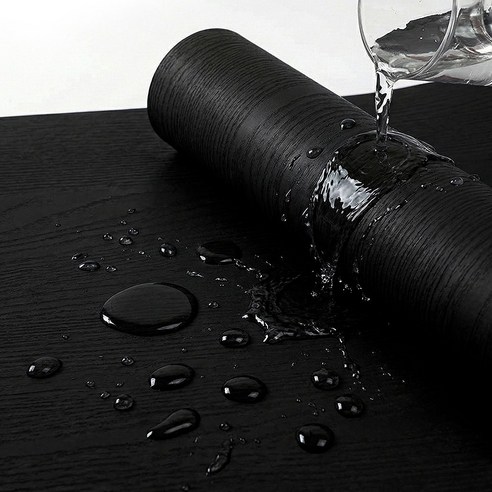 시트나라 페인티드우드 무늬목 시트지, 블랙