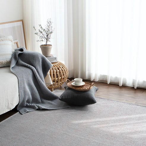 깨끗하고 안전하며 편안한 우리 집, 레시앙뜨 워셔블 러그로 완성하세요.