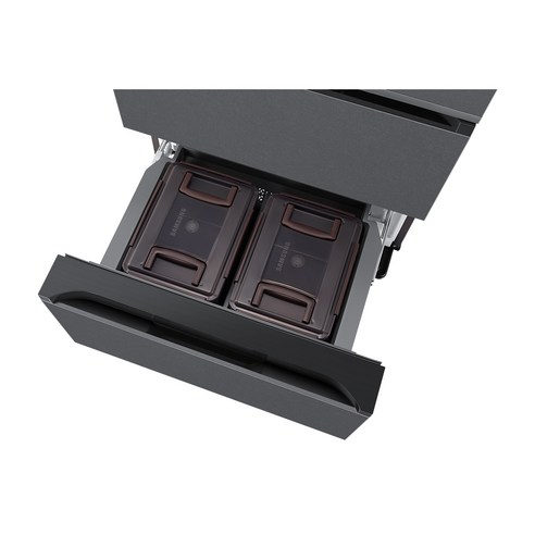 삼성전자 Bespoke AI 김치플러스 후기 분석 - 하단부 서랍 개폐 모습