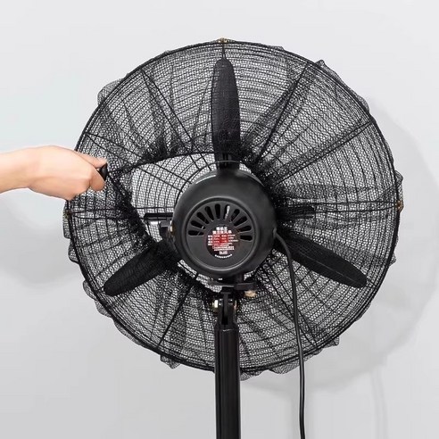 퓨어노바 안전망 초미세 손끼임방지 대형 전면보호 선풍기 70~75cm, 블랙, 1개