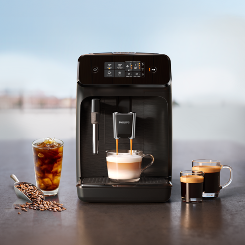 필립스 1200 내부 추출 그룹 세척 안내 이미지