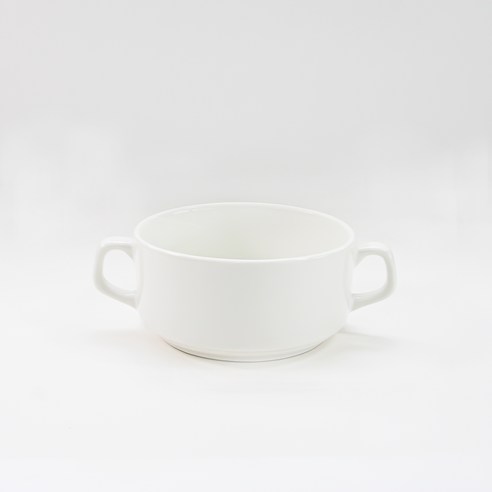 해피정 양손 스프볼 시리얼 볼 230ml, 화이트, 1개