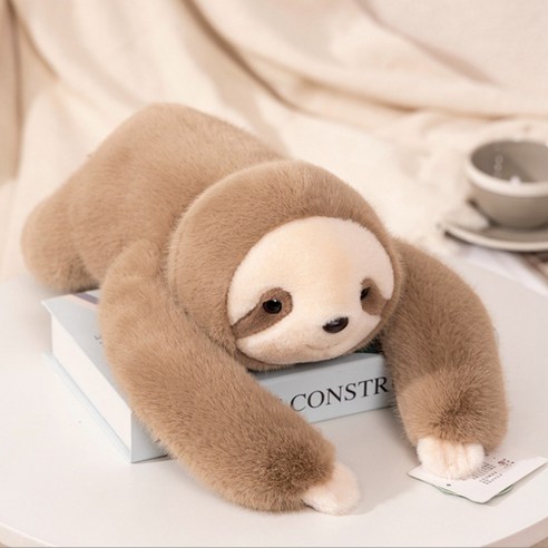 아이끌레 숄더 극세사 동물 봉제인형, 나무늘보, 1개, 30cm