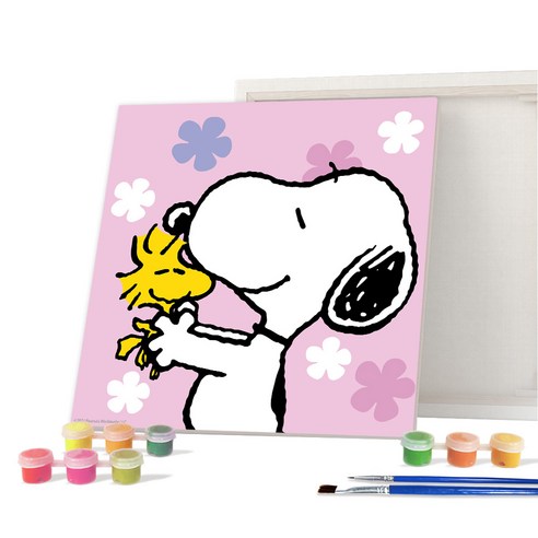 아이러브페인팅 피너츠 DIY CUBIC PAINTING 2020cm, 행복 스누피, 1개 - 구슬/비즈DIY키트 | 쿠팡
