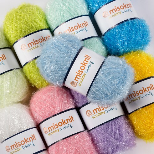 미소털실 펄 수세미실 80g 솔직 후기 | 취미생활 필수템 - 상품 이미지 3