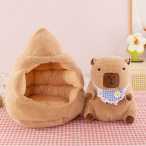 우리집 카피바라 인형 응아 카피바라, 30cm, 혼합색상, 1개