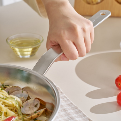 스테니 인덕션 무연마제 통5중 스텐후라이팬 세트 후기 분석 - 2개 세트 구성 완료