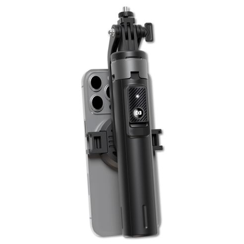 바우아토 락모즈 맥세이프 미니 초경량 광각 촬영 모드 원터치 블루투스 사각 지지 셀카봉 삼각대 이미지 3