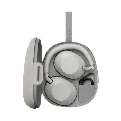 소니 노이즈캔슬링 블루투스 헤드폰 WH-1000XM6 플래티넘 실버 40시간 멀티단자 이미지 4