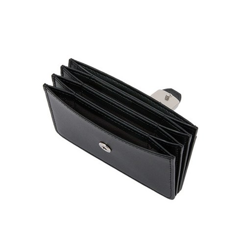 제이에스티나 여성용 펠레 아코디언 카드 지갑 후기 분석 - 측면 두께감