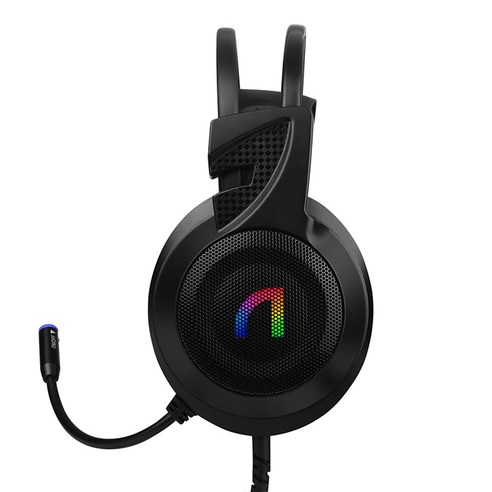 앱코 가상 7.1 RGB 노이즈 캔슬링 마이크 게이밍 헤드셋 이미지 3