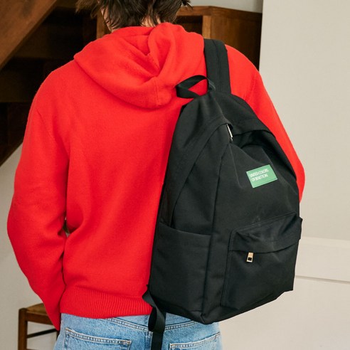 베네통 데일리 랩탑 백팩 후기 분석 - 내부 노트북 수납 공간 디테일