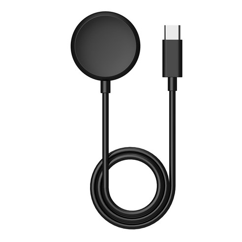 루아러블 갤럭시워치 충전기 케이블 무선 충전 충전독 USB-C타입, 블랙, 1개