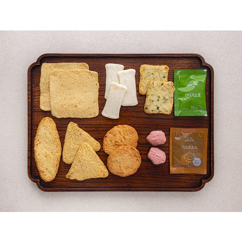 고래사어묵 국탕용 종합 어묵 후기 분석 - 어묵 단면 상세