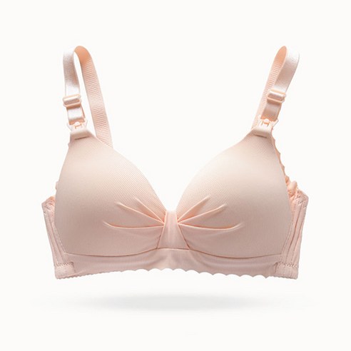 퓨어 러블리 소프트 컬러 라인 임산부 수유 브라 브래지어