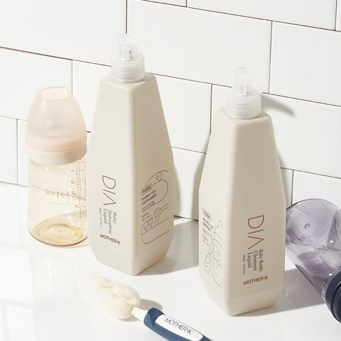 마더케이 디아 젖병 유아 주방세제 무향 후기 분석 - 다양한 각도에서 본 제품 패키지