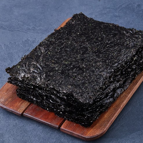 바다원 곱창 재래돌김 50장 (냉동) 후기 분석 - 김의 상세 단면 및 질감