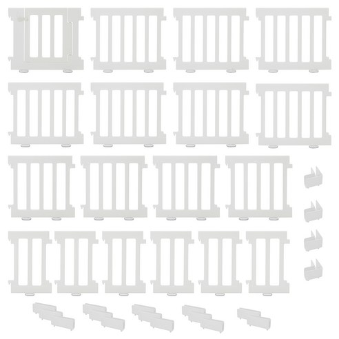 에듀플레이 우디베이비룸 18종 세트 2400 x 2800 mm, 화이트, 1개