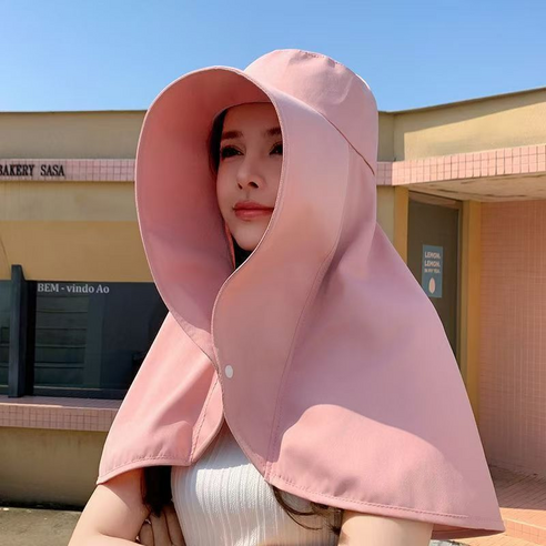 에드 자외선방지 케이프후드, 핑크, 1개