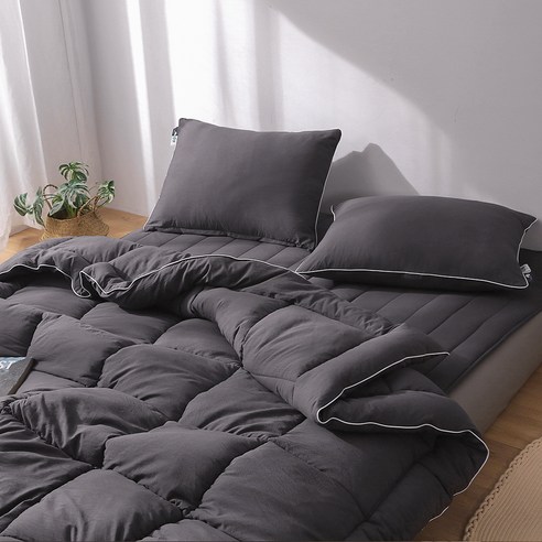포근하고 부드러운 루아베 차렵이불로 사계절 내내 쾌적한 수면을.