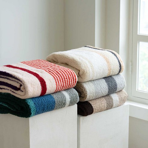 오리고 플리스 블랭킷 마감 및 박음질 확인