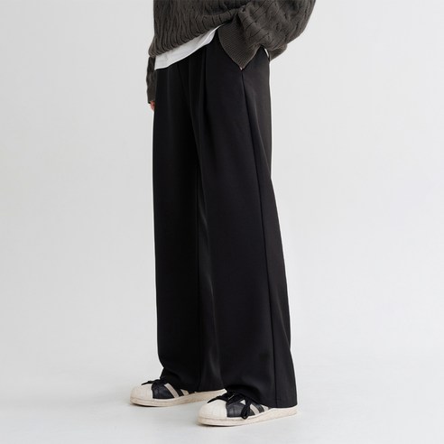 편안함과 스타일을 모두 잡은 제타 남성용 프리미엄 와이드 밴딩 슬랙스