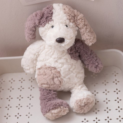 아이끌레 보들 동물 캐릭터 봉제인형, 35cm, 삼색강아지, 1개