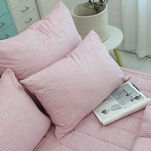 국내제조 부드러운 워싱 사계절 베개커버