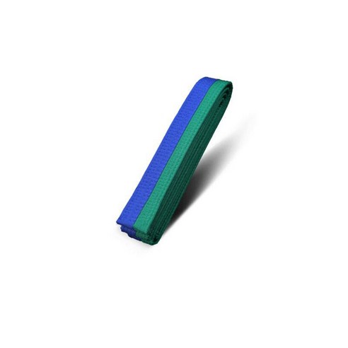 마이링크 태권도 벨트, 블루 + 그린, 1개