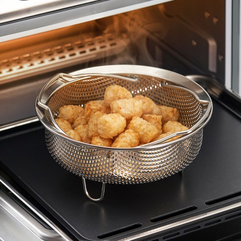 바겐슈타이거 스텐 304 펀칭찜기 1단 18cm가 다양한 냄비에 호환되는 모습 후기 분석 이미지