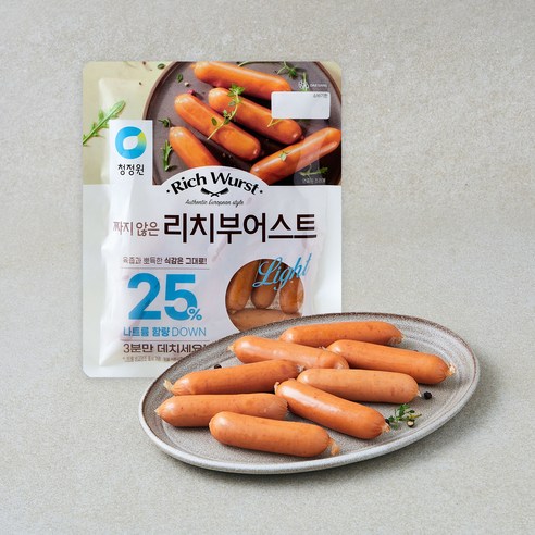 청정원 짜지 않은 리치부어스트, 200g, 1개 200g, 1개