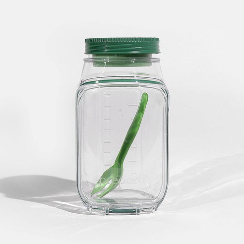 prepara 밀프렙 샐러드 1단 도시락 1100ml, 혼합색상, 1개