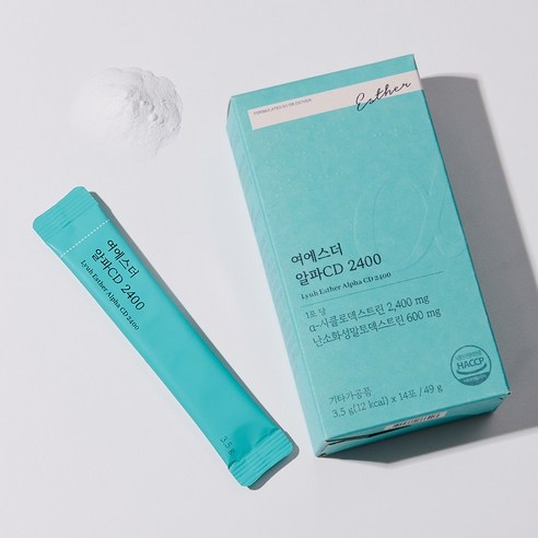 에스더포뮬러 여에스더 알파CD 2400 14p 14회분, 6개 맛있게 먹은 솔직 후기 - 상품 이미지 2