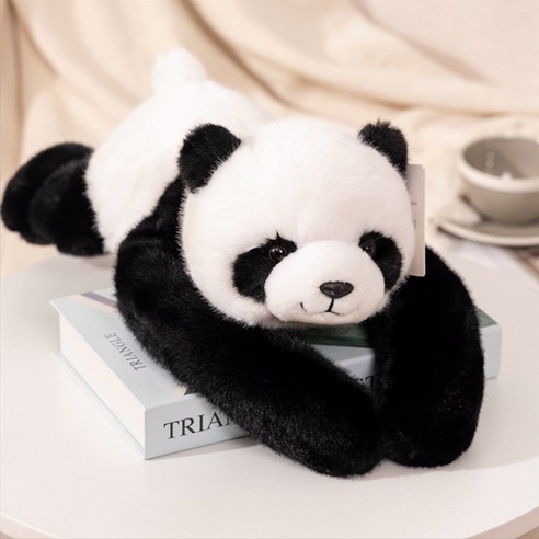 아이끌레 숄더 극세사 동물 봉제인형, 판다, 1개, 30cm