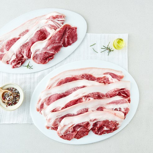 백두대간 한돈 얇은 미박 앞다리살 구이 불고기용 (냉장), 1개, 1kg