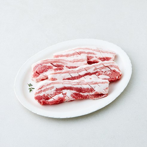 선진포크한돈 칼집 삼겹살 로스 (냉장), 1개, 500g