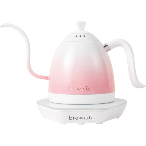 브뤼스타 아티산 전기드립포트 pro 600ml, 그라디언트핑크
