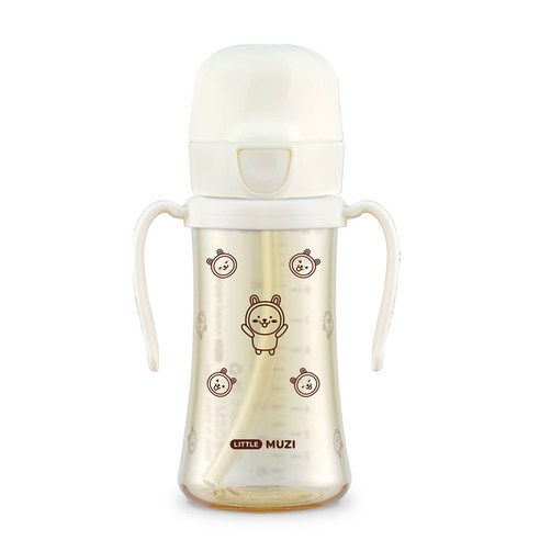 그로미미 카카오프렌즈 PPSU 빨대컵, 300ml, 1개, 밀크