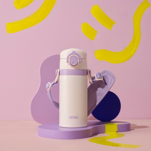 써모스 텀블러의 정밀한 뚜껑 구조와 패킹 상세샷