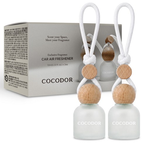 코코도르 걸이형 방향제 차량용 디퓨저 10ml x 2p, 1개, 블랙체리